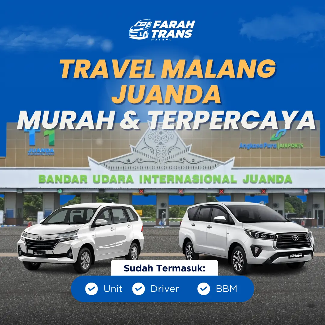 Travel Malang Juanda Murah & Terpercaya di Malang